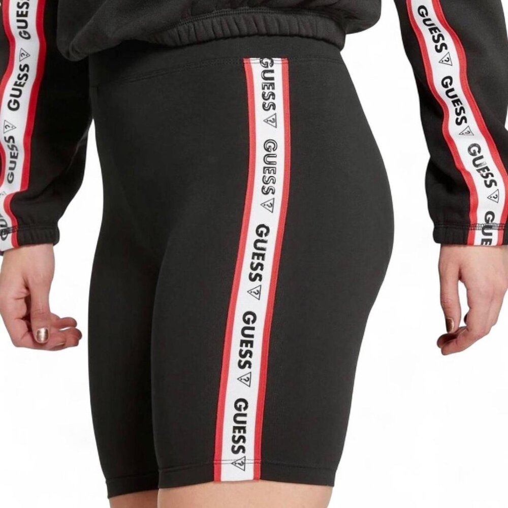 Guess High Waisted Biker Shorts